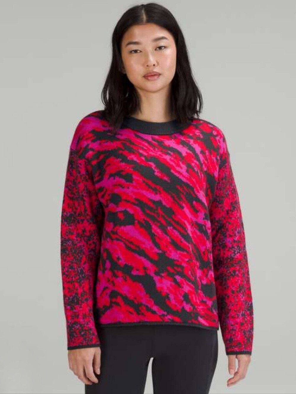 Lululemon Wool-Blend Patterned Sweater